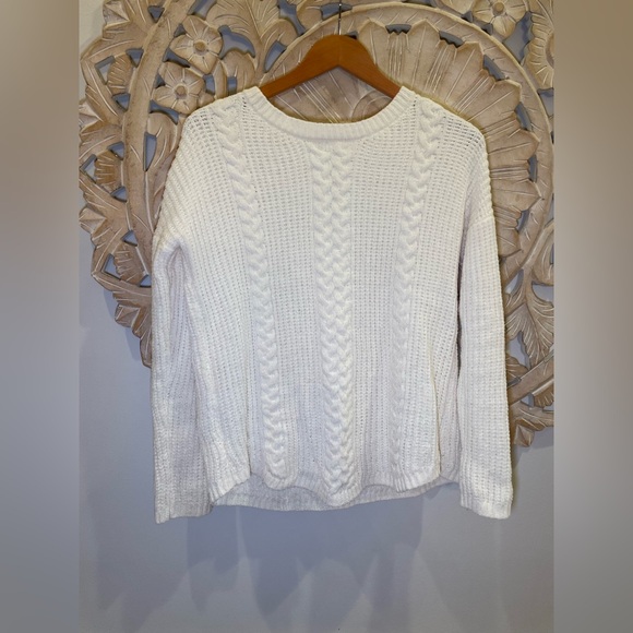 Sonoma Cream Crewneck Sweater - Picture 1 of 3